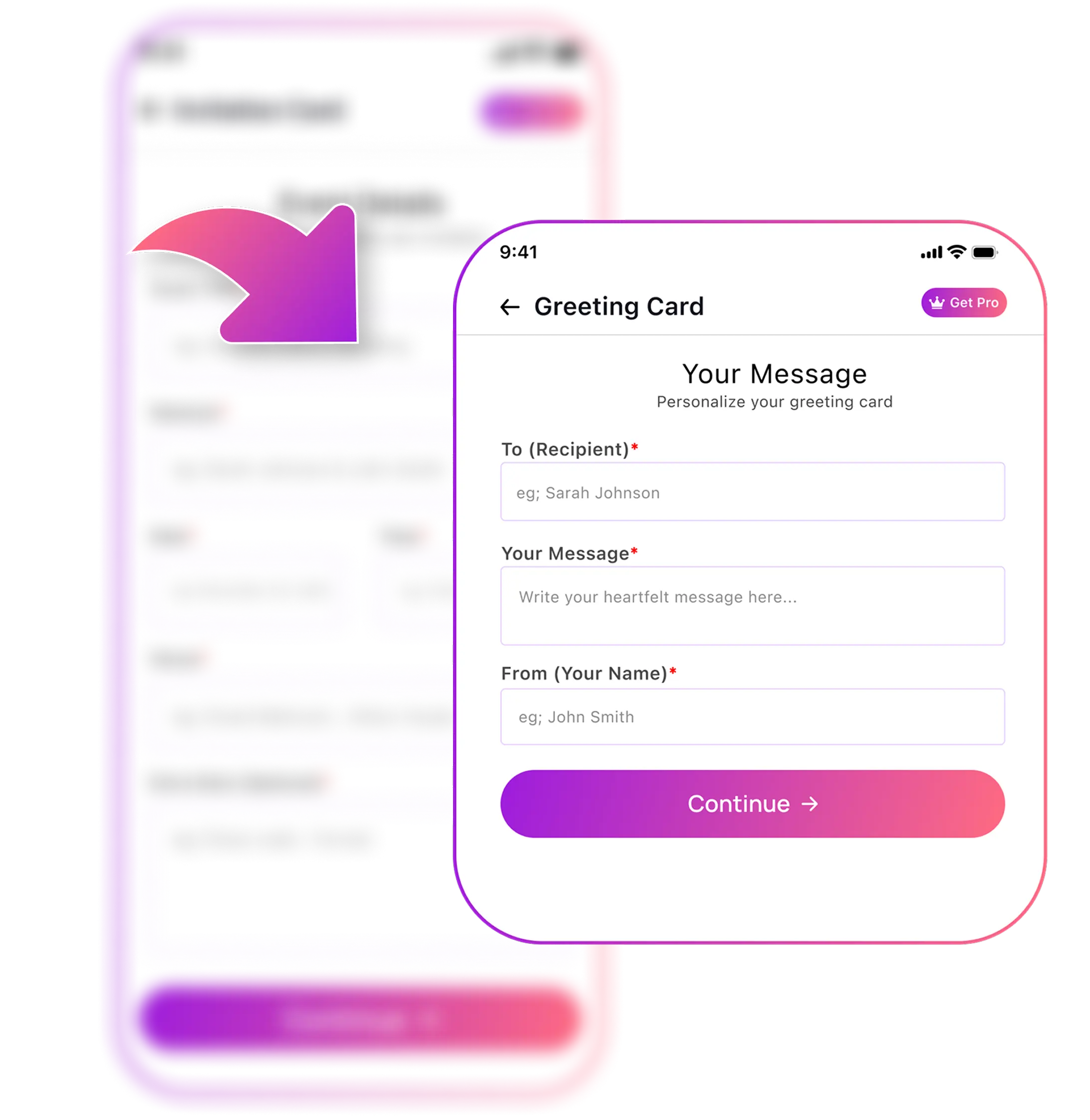 Step : Upload Your Event Details AI Invitation Maker
